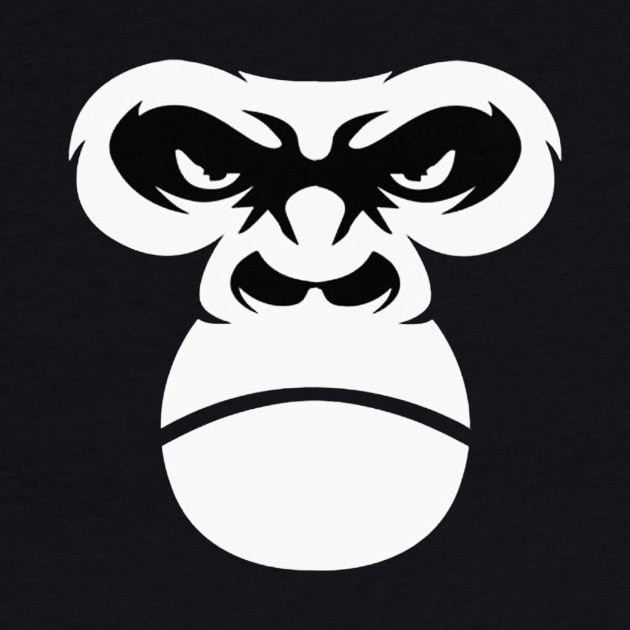 Gorilla Face by akkadesigns